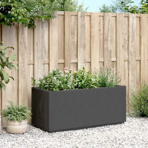 Vrtna sadilica tamnosiva 80x36x35 cm PP - Tamno siva 80 x 36 x 35 cm 1 Tamnosiva Cijena