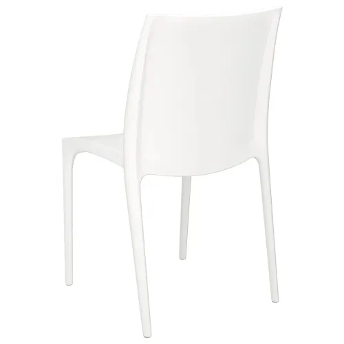 Vrtne stolice 2 kom bijele 50 x 46 x 80 cm od polipropilena - Bijela Cijena