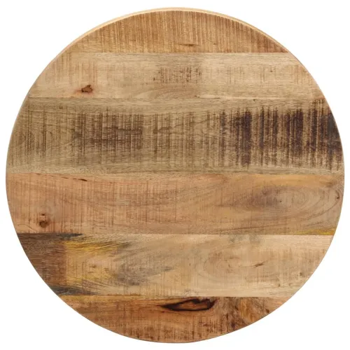 Stolna ploča Ø 60x1,5 cm okrugla od masivnog grubog drva manga - Grubo drvo manga (prirodno) 60 cm 1 15 mm Cijena