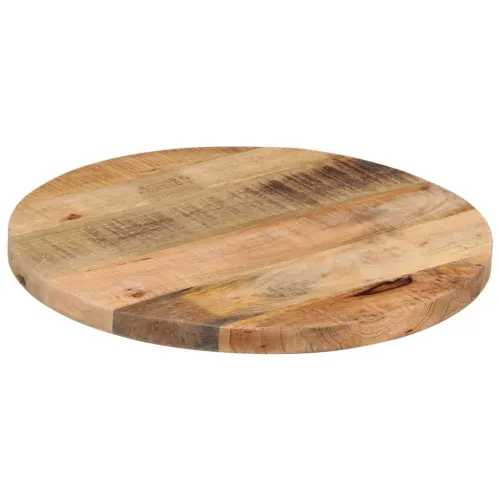 Stolna ploča Ø 60x1,5 cm okrugla od masivnog grubog drva manga - Grubo drvo manga (prirodno) 60 cm 1 15 mm Cijena