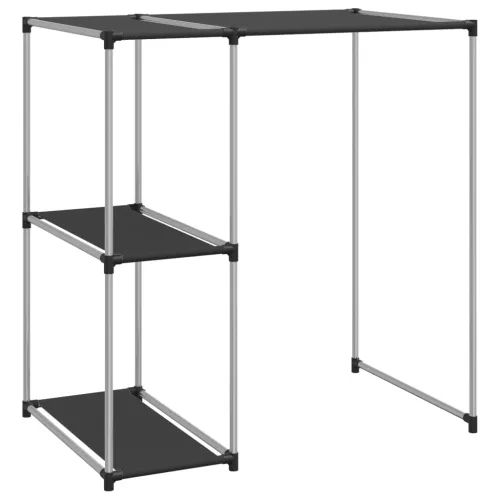Stalak za pohranu iznad perilice crni 87x55x90,5 cm željezni - Crna Crna Cijena