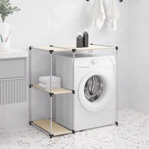 Stalak za pohranu iznad perilice krem 87x55x90,5 cm željezni - Krema Krema Cijena