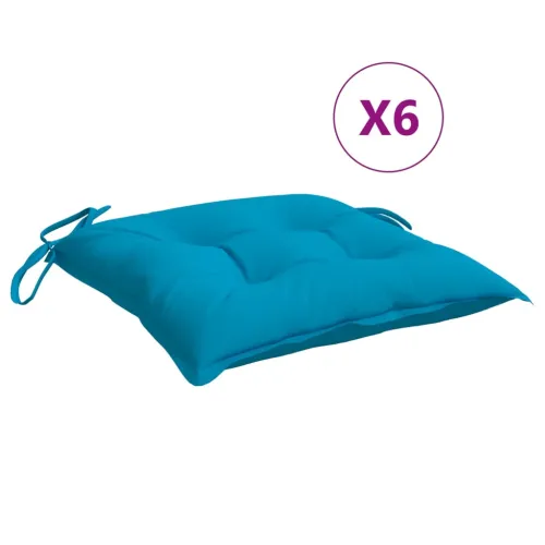 Jastuci za palete 6 kom svjetloplavi 50x50x7 cm tkanina Oxford - Svijetlo plava 50 x 50 x 7 cm 6 Cijena