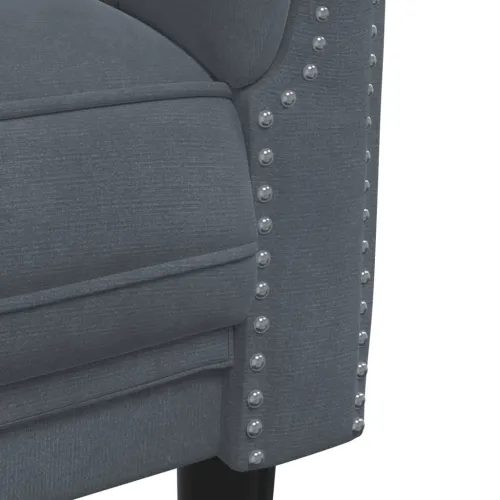 2-dijelni set sofa tamnosivi baršunasti - Tamno siva 2 Cijena
