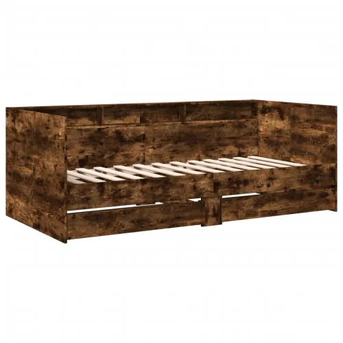 Dnevni krevet s ladicama bez madraca boja hrasta 90x190 cm - Dimljeni hrast 90 x 190 cm Cijena