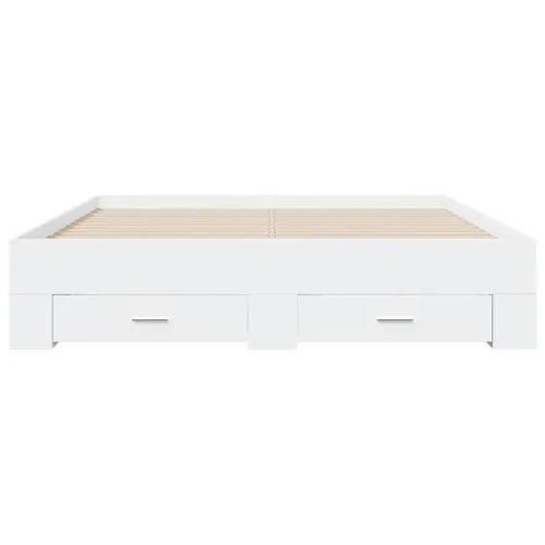 Okvir kreveta s ladicama bez madraca bijeli 150x200 cm - Bijela 150 x 200 cm Cijena