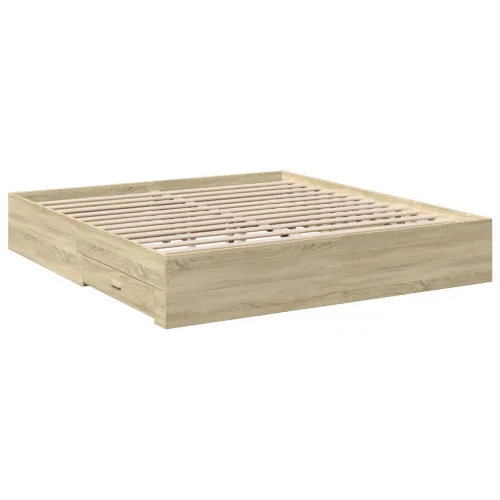 Okvir za krevet s ladicama boja hrasta 180x200 cm - Sonoma hrast 180 x 200 cm Cijena