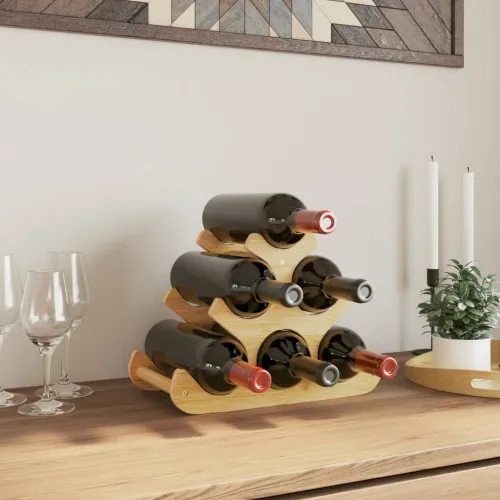 Stalak za vino za 6 boca 35 x 18 x 25,5 cm od bambusa Cijena