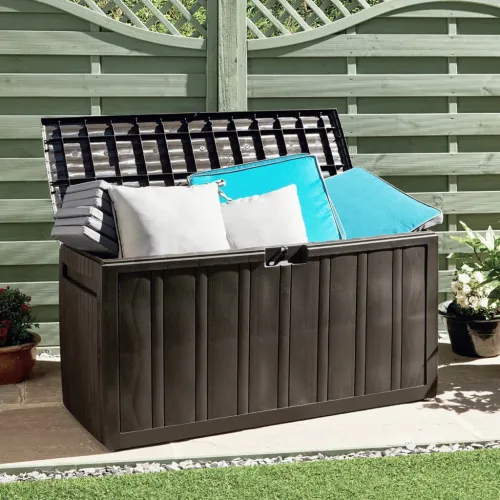 Kutija za jastuke smeđa 117 x 45,5 x 57,5 cm 270 L Cijena