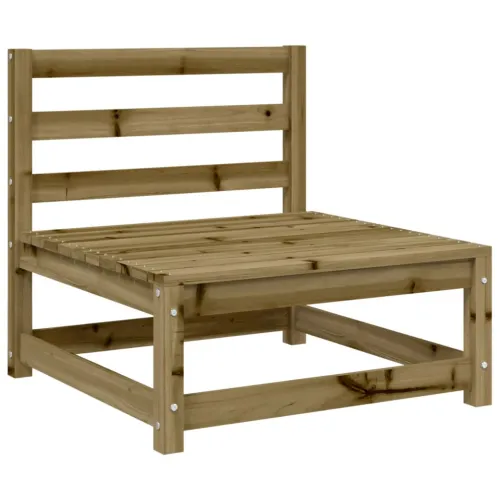 Vrtna garnitura - 5-dijelni set vrtnih sofa od impregnirane borovine - Prirodno impregnirano Ne 1 Cijena