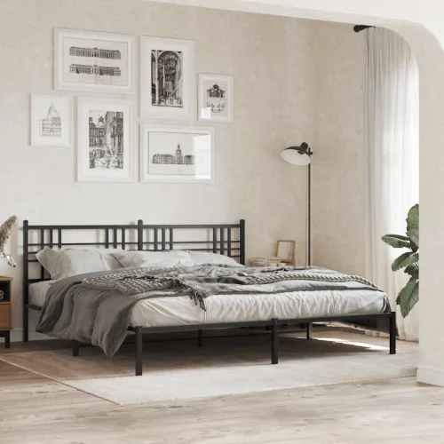 Metalno zamjensko uzglavlje crno 193 cm - Crna 193 cm 1 Cijena