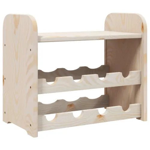 Stalak za vino s gornjom pločom 43x25x37 cm od masivne borovine - 1 1 8 8 Cijena
