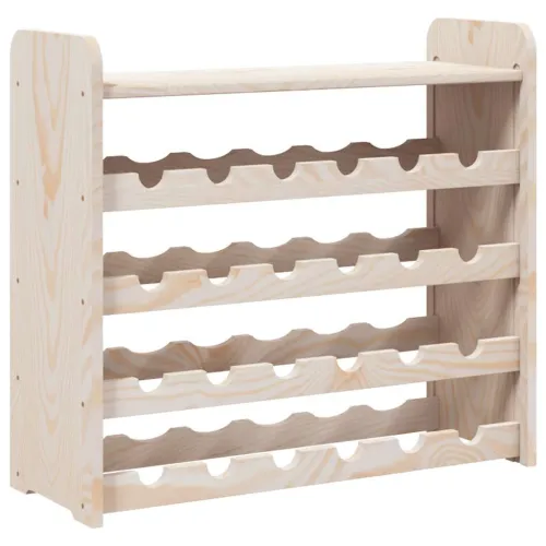 Stalak za vino s gornjom pločom 67,5x25x60 cm masivna borovina - 1 1 24 24 Cijena