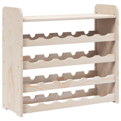 Stalak za vino s gornjom pločom 67,5x25x60 cm masivna borovina - 1 1 24 24 Cijena