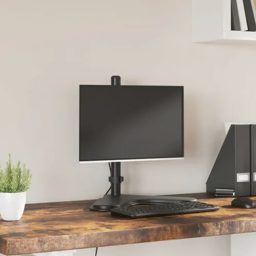 Nosač za monitor crni čelični VESA 75/100 mm - 1 Jednostruki (bez ruke) Jednostruki (bez ruke) Cijena