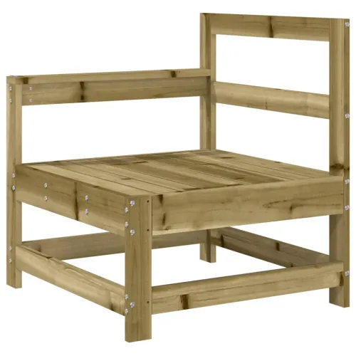 Vrtna garnitura - 3-dijelni set vrtnih sofa od impregnirane borovine - Prirodno impregnirano 1 Cijena