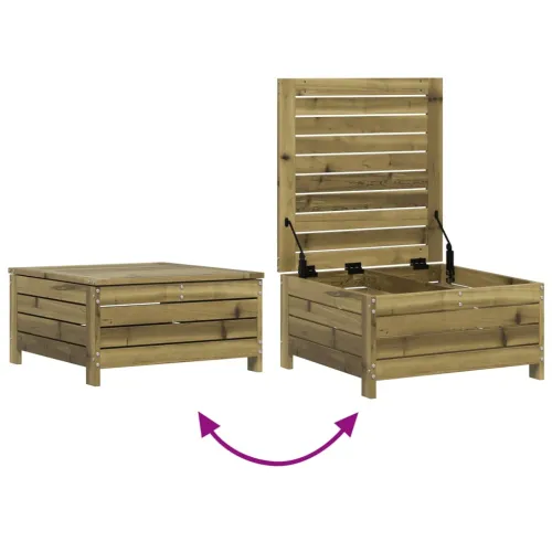 Vrtna garnitura - 3-dijelni set vrtnih sofa od impregnirane borovine - Prirodno impregnirano 1 Cijena