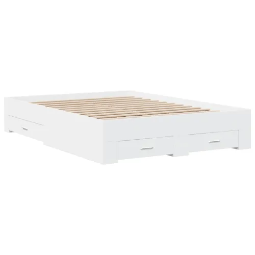 Okvir kreveta s ladicama bez madraca bijeli 120x190 cm - Bijela 120 x 190 cm Cijena