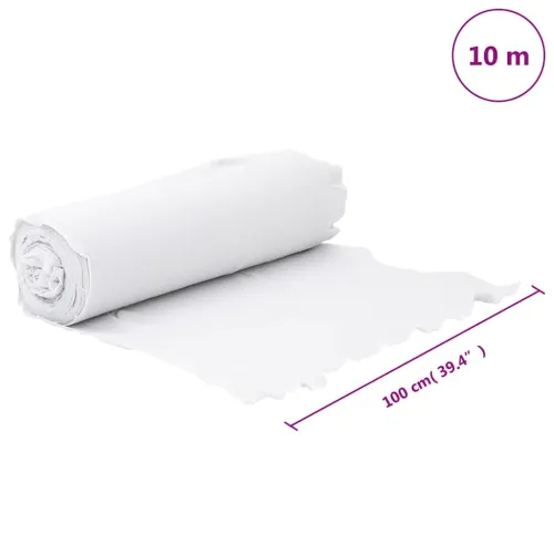 Geotekstilna opna bijela 1 x 10 m od poliesterskih vlakana - Bijela 10 m (150 gsm) Cijena