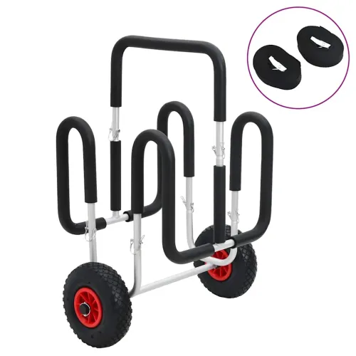 SUP kolica za 2 daske za surfanje 90 kg aluminijska - 67 x 48 x 89 cm 2 Cijena