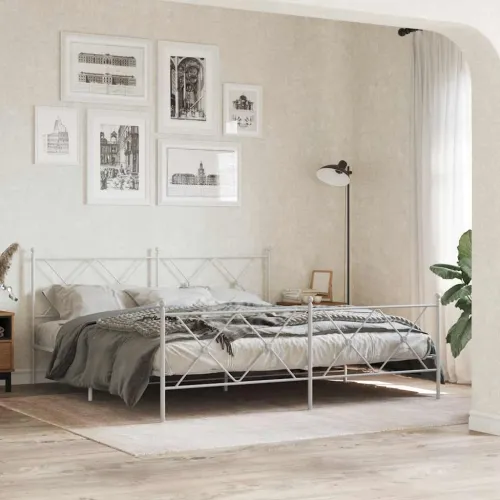 Metalno zamjensko uzglavlje bijelo 180 cm - Bijela 180 cm 1 Cijena