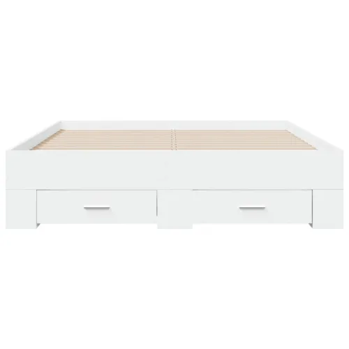 Okvir kreveta s ladicama bez madraca bijeli 135x190 cm - Bijela 135 x 190 cm Cijena