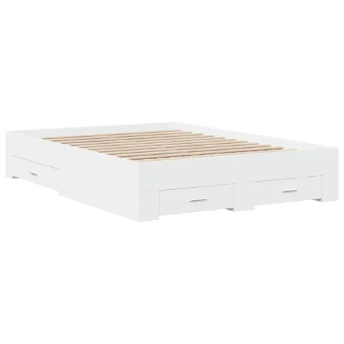 Okvir kreveta s ladicama bez madraca bijeli 135x190 cm - Bijela 135 x 190 cm Cijena