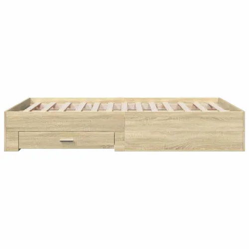 Okvir za krevet s ladicama boja hrasta 135x190 cm drveni - Sonoma hrast 135 x 190 cm Cijena