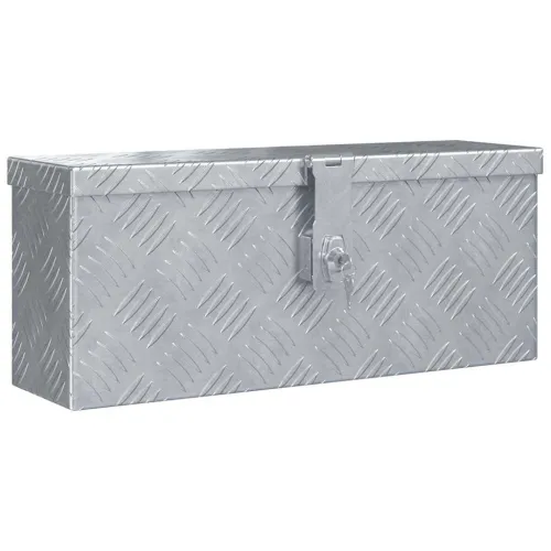 Aluminijska kutija 48,5 x 14 x 20 cm srebrna - Srebrno 48.5 x 14 x 20 cm 1 1 Cijena