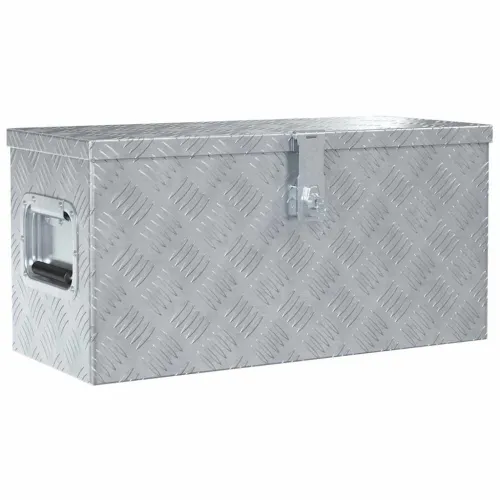 Aluminijska kutija 61,5 x 26,5 x 30 cm srebrna - Srebrno 61.5 x 26.5 x 30 cm 1 1 Cijena