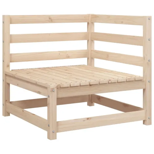 11-dijelna set vrtnih sofa od masivne borovine - Prirodna boja bora 1 Cijena