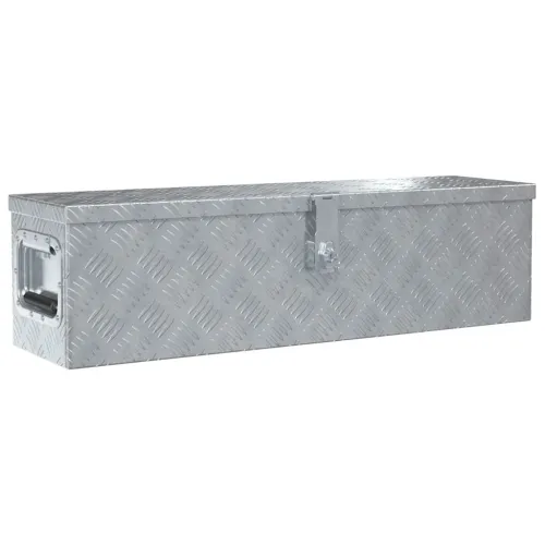 Aluminijska kutija 80,5 x 22 x 22 cm srebrna - Srebrno 80.5 x 22 x 22 cm 1 1 Cijena