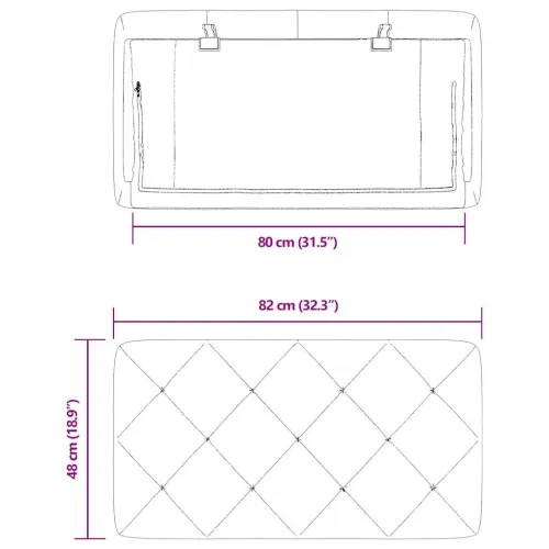 Jastuk za uzglavlje plavi 80 cm baršunasti - Plava 80 cm 1 Cijena