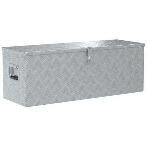 Aluminijska kutija 110,5 x 38,5 x 40 cm srebrna - Srebrno 110.5 x 38.5 x 40 cm 1 1 Cijena