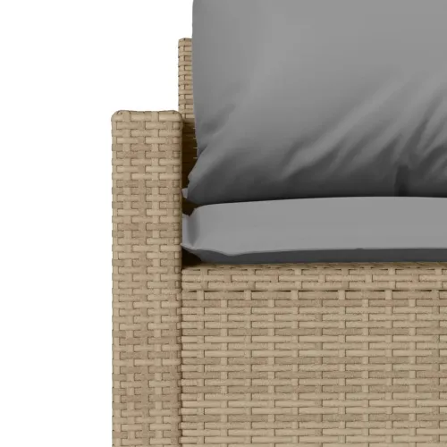 Vrtna garnitura - 4-dijelni set vrtnih sofa s jastucima bež od poliratana - bež i svjetlosiva 1 Cijena