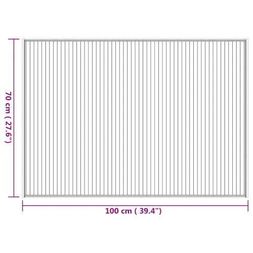 Tepih pravokutni prirodni 70 x 100 cm od bambusa - Prirodna 70 x 100 cm Cijena