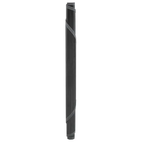 Okrugli tepih sivi 100 cm od bambusa - Siva 100 cm Cijena