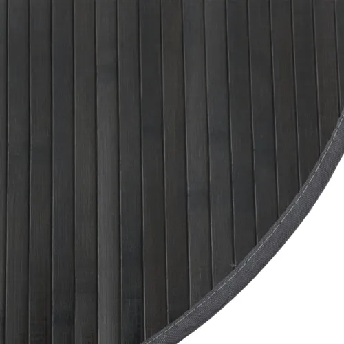 Okrugli tepih sivi 100 cm od bambusa - Siva 100 cm Cijena