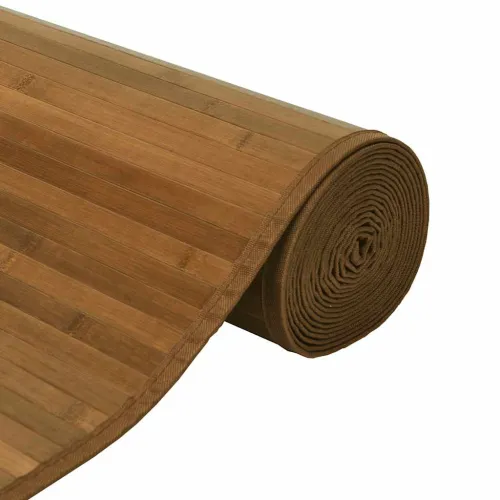Tepih pravokutni smeđi 70 x 1000 cm od bambusa - Smeđa 70 x 1000 cm Cijena