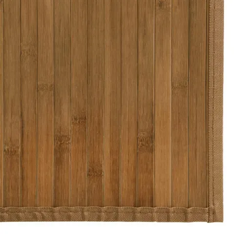 Tepih pravokutni smeđi 80 x 1000 cm od bambusa - Smeđa 80 x 1000 cm Cijena