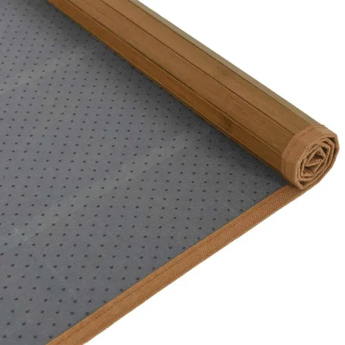 Tepih pravokutni smeđi 80 x 1000 cm od bambusa - Smeđa 80 x 1000 cm Cijena