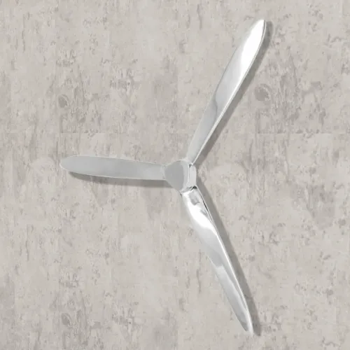 Zidni propeler aluminijski srebrni 70 cm Cijena