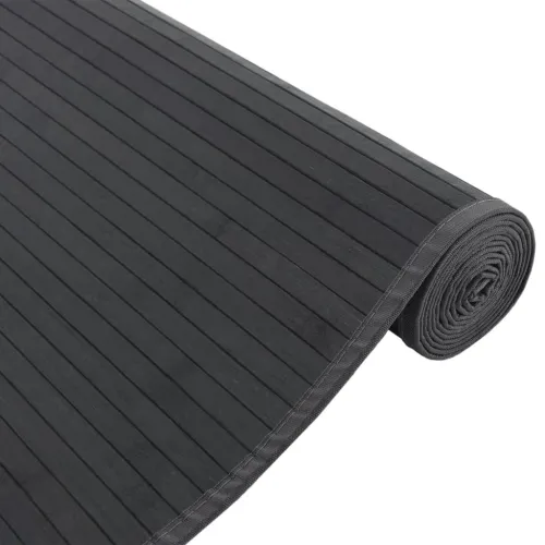 Tepih pravokutni crni 80 x 200 cm od bambusa - Crna 80 x 200 cm Cijena