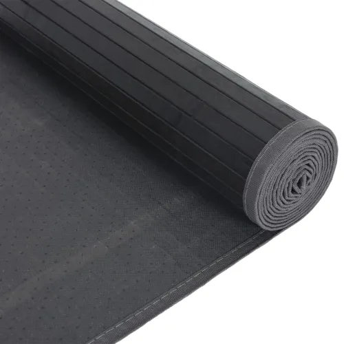 Tepih pravokutni sivi 80 x 200 cm od bambusa - Siva 80 x 200 cm Cijena