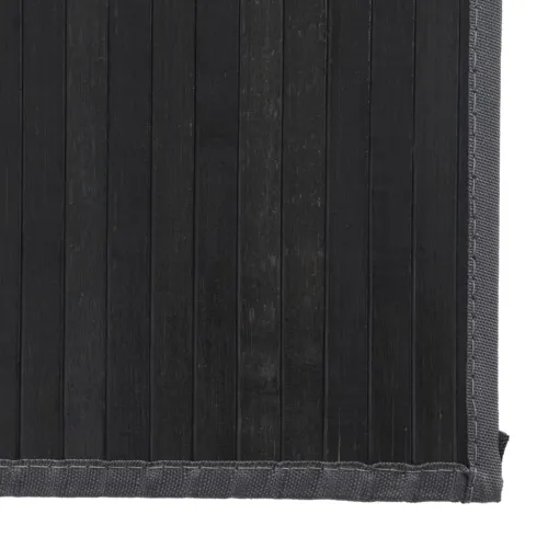Tepih pravokutni sivi 80 x 200 cm od bambusa - Siva 80 x 200 cm Cijena