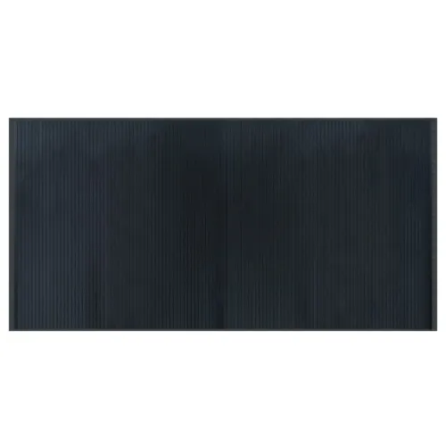 Tepih pravokutni sivi 100 x 200 cm od bambusa - Siva 100 x 200 cm Cijena
