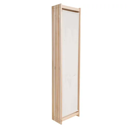 Paravan - Sobna pregrada s 5 panela od tkanine 200 x 170 x 4 cm krem  - Krema 5 1 Cijena