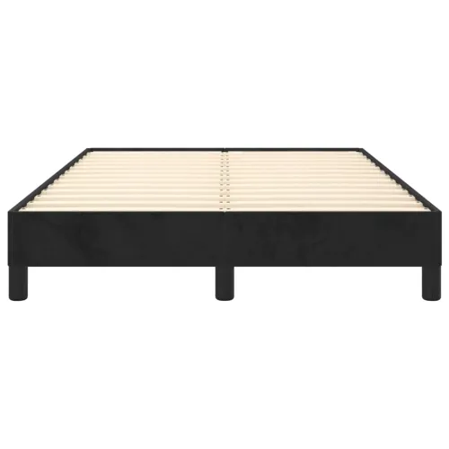 Okvir krevet bez madraca crni 120x190 cm baršunasti - Crna 25 cm 120 x 190 cm Cijena