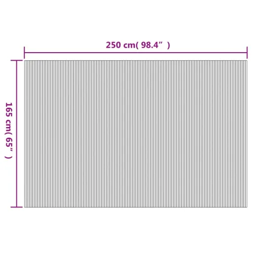 Paravan - Sobna pregrada crna širina 250 cm visina 165 cm od bambusa - Crna 250 cm 1 1 Cijena