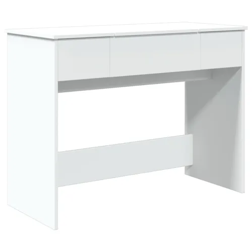 Toaletni stolić s ogledalom bijeli 100x45x76 cm - Bijela 1 Bijela Cijena